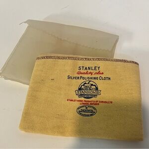 Vintage Stanley Quality Plus Silver Polishing Cloth Canada Stanhome Home Product
